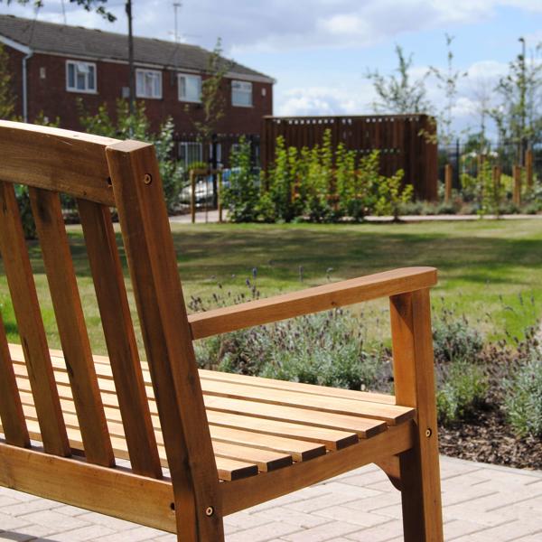 Bench in a garden