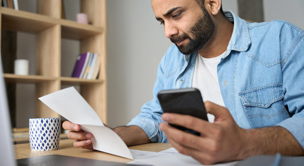 Indian Man checking Details - stock (1)