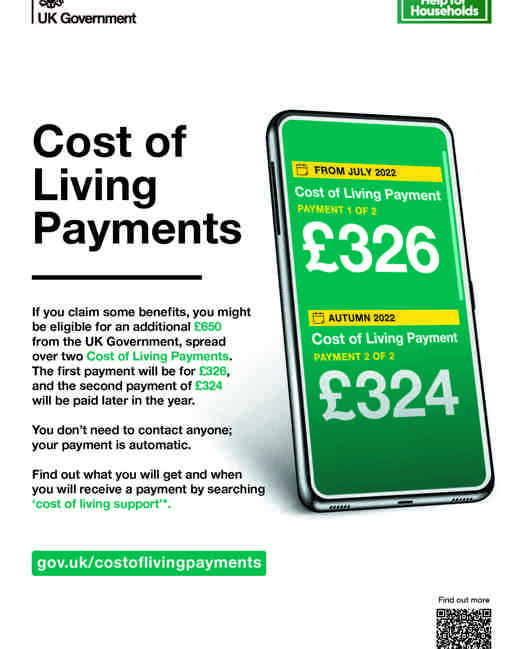 Dwp Cost Of Living Payment Dates 2025 Uk