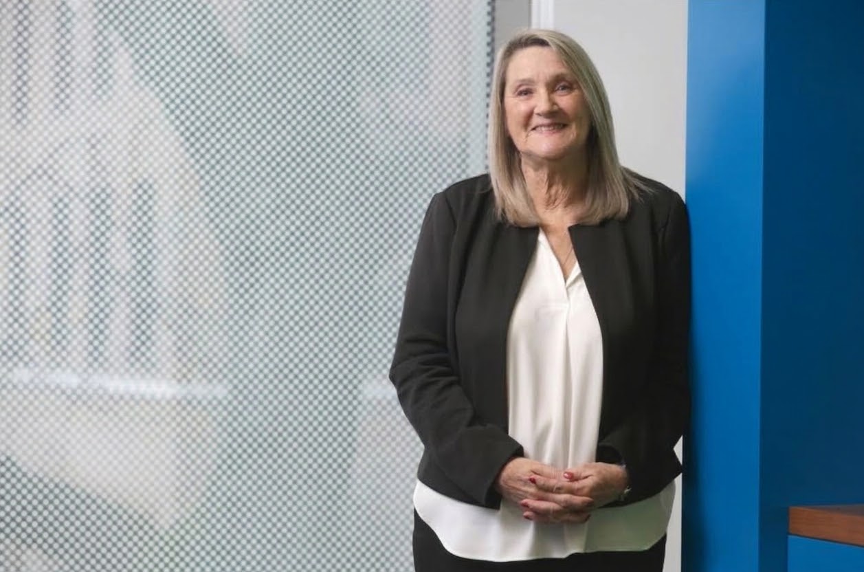 Yvonne Arrowsmith Blue Wall