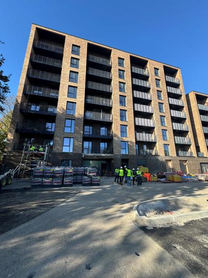 Construction taking place on Thames View redevelopment