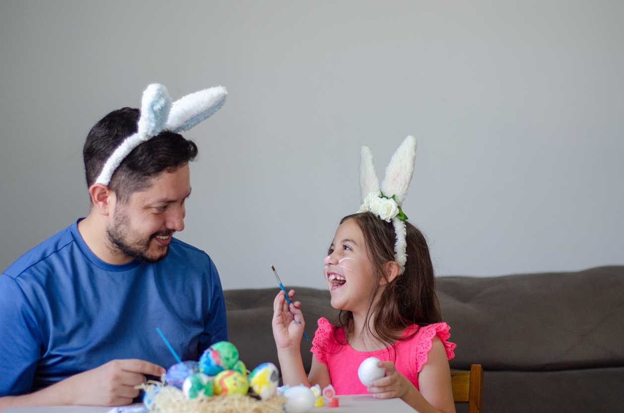 Father And Daughter Easter