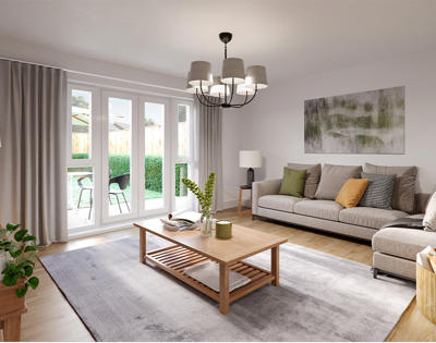Hestia Green Living Area CGI
